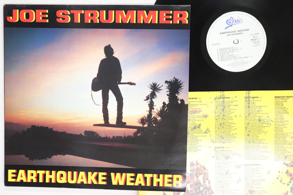 LP Record JOE STRUMMER  Earthquake Weather 4653471 EPIC 1989 UK Rock Used