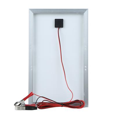 30W D C 12V/18V Solar Panel Kit Set with Alligator Clip/ IP65 Water Resistance for Home Indoor