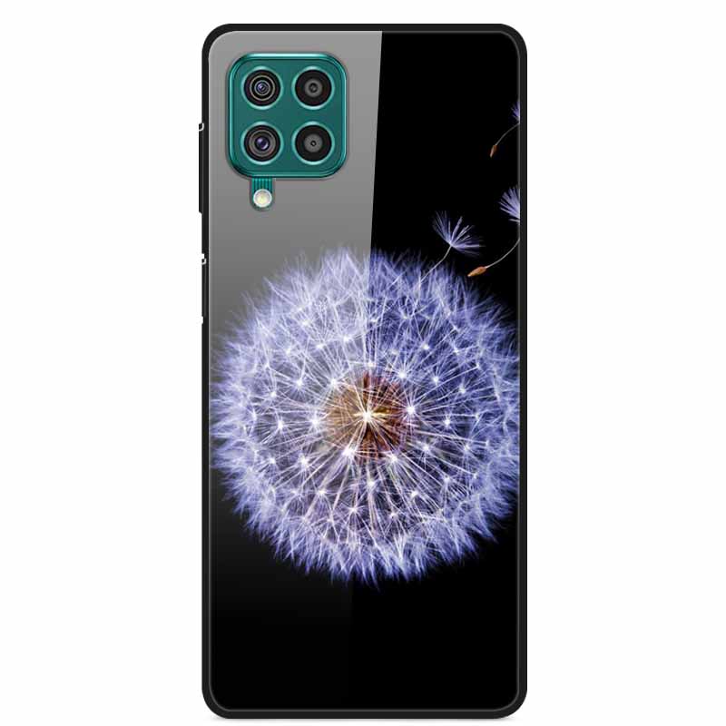 For Samsung M32 Case Tempered Glass Hard Back Cover Case For Samsung Galaxy A12 A22 M32 Phone Case Cover M 32 A 22 Funda Coque
