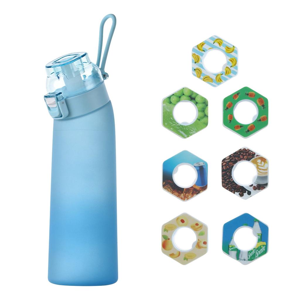 700ml Bottle, Update Water Bottle Up Set With 7 Capsules Drinking Straw, Outdoor Water Bottle