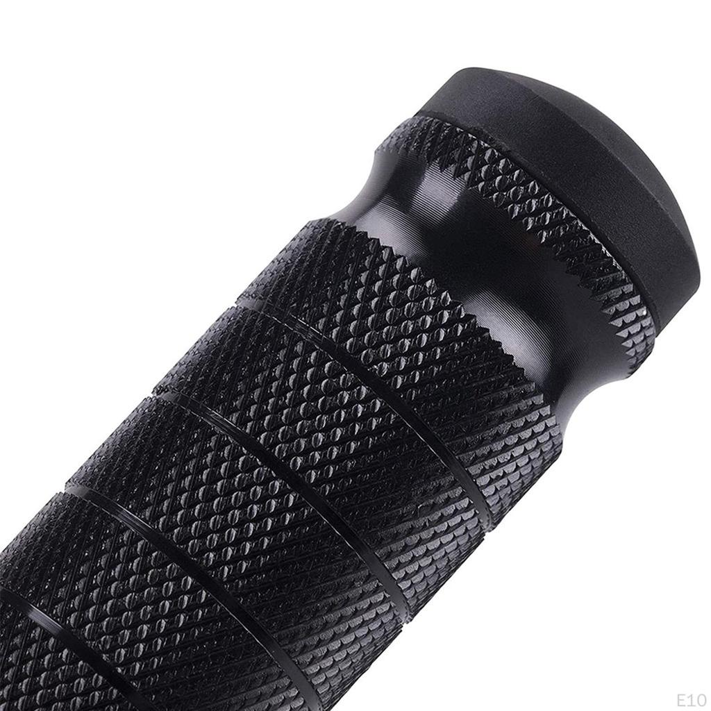 2 Pieces Motorcycle Rear Footrests Passenger Foot Rest M8 CNC Aluminum Anti Skid Replace Rearset