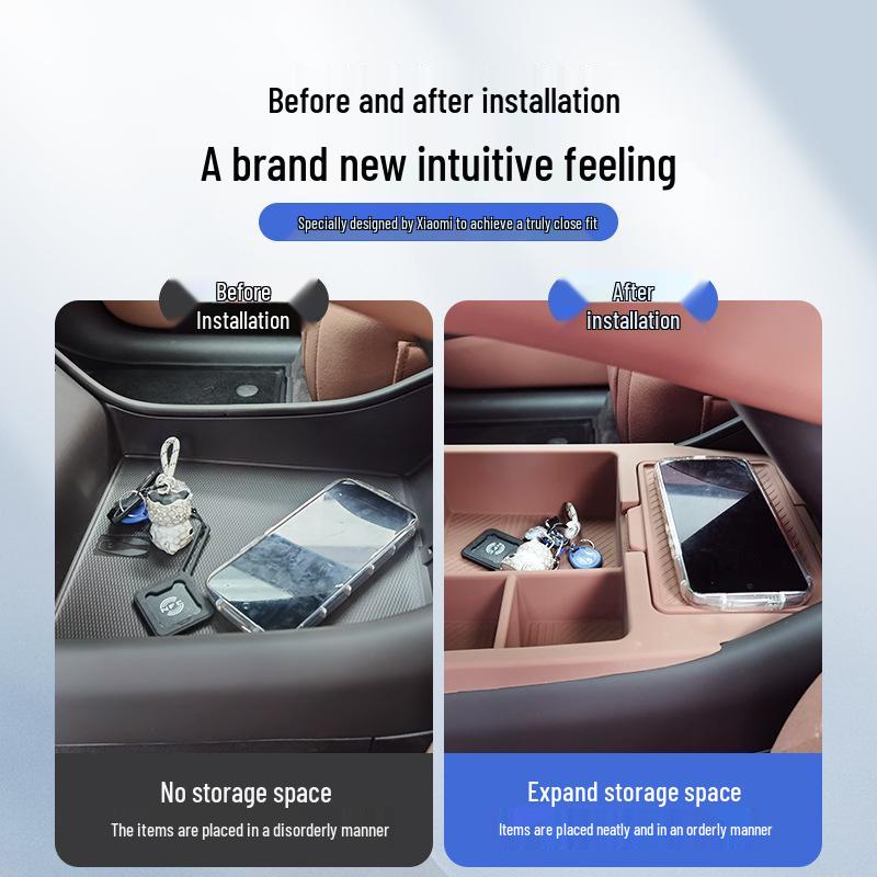 Silicone Under-Dashboard Storage Box for 2026 Denza N9/N8L Cars