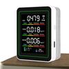 5 In 1 Indoor Air Quality Monitor Temperature Humidity Detector CO2 TVOC HCHO Tester Air Quality Tester for Home Office