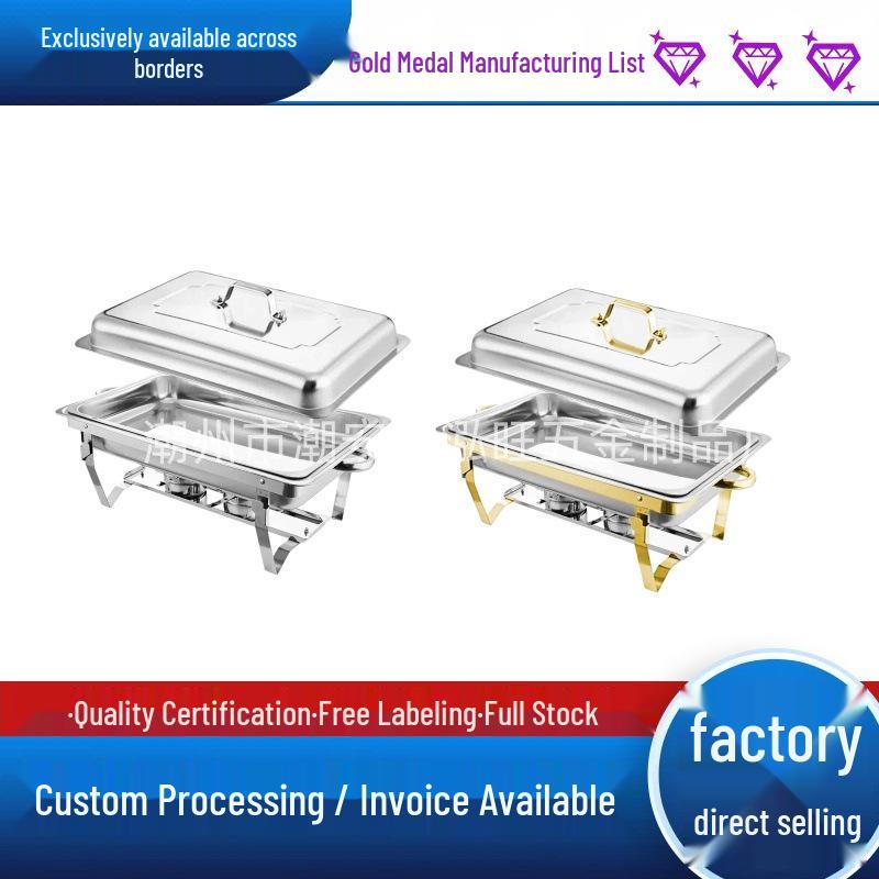 Stainless Steel Buffet Warmer: Hotel & Commercial Use Alcohol Stove