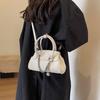 Lässige Schultertasche Kleine Tasche Damentasche 2024 Neue einfache Textur Umhängetasche Mode Handtasche Kleine quadratische Tasche