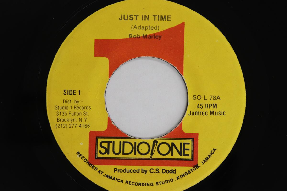 

7inch Record BOB MARLEY - Just In Time SOL78 STUDIO ONE 1981 US Reggae, Ska & Dub Used