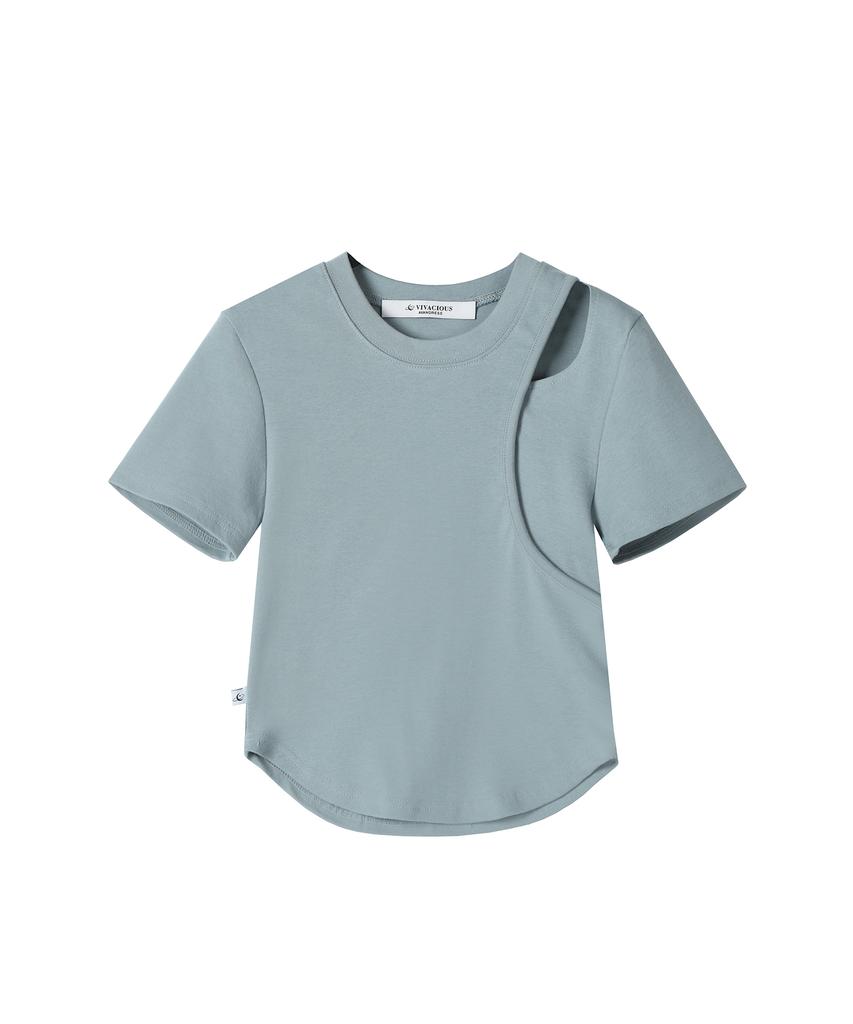 Urban Dress Hole-Cut Crop Tee - 5Col