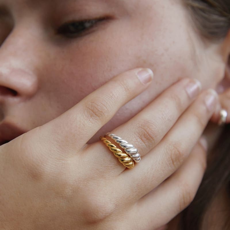 TATIANA (Silver 925) Croissant Ring CR1840