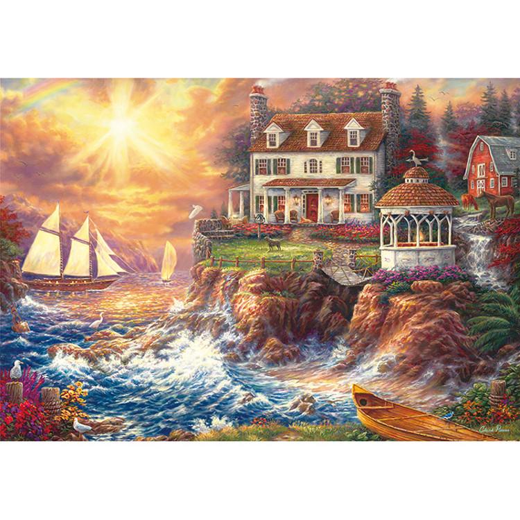 1000-teiliges Puzzle – Sonnenaufgang, beliebtes koreanisches Puzzle