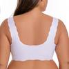 Large Size Front Clasp No-padded Thin Underwear Beautiful Back Seamless Large Chest Push-up Bra