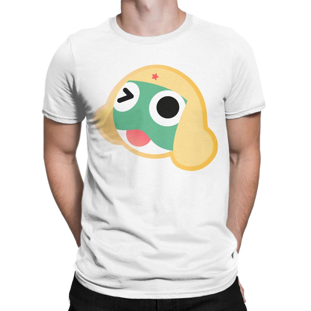Men Womens TShirts Funny Sgt Frog Keroro Awesome 100 Cotton Tees Short Sleeve  T Shirts Crewneck Clothes Party
