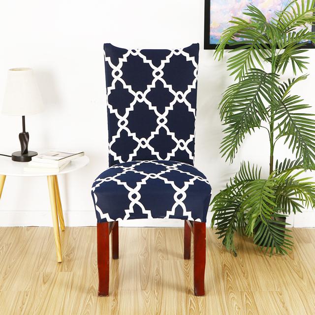 Blätter-Druck, dehnbar, elastisch, Spandex, für Hochzeit, Esszimmer, Büro, Bankett, Housse de Chaise-Stuhlbezug