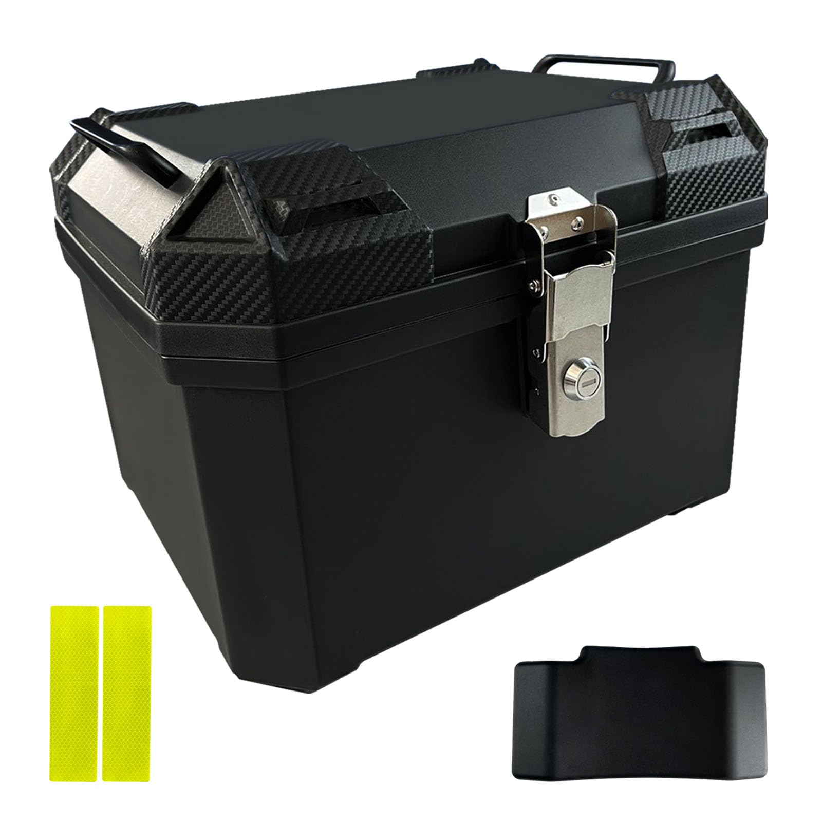 

WAITREE Мотоциклетный задний кофр Топ-кейс Мотоциклетный кофр Мотоциклетный кофр 62 л Водонепроницаемый и Мотоциклетный кофр для мопедов Большой вместимости 2 ключа в комплекте