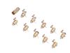Aufzugsfeder-Aufzieher-Set Messing Uhrenreparaturwerkzeug Armbanduhr-Reparaturset DIY Uhrmacherwerkzeuge legierter Stahl Uhrenaufzieher