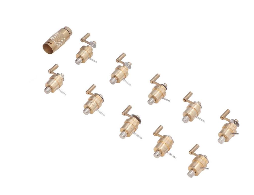 Aufzugsfeder-Aufzieher-Set Messing Uhrenreparaturwerkzeug Armbanduhr-Reparaturset DIY Uhrmacherwerkzeuge legierter Stahl Uhrenaufzieher