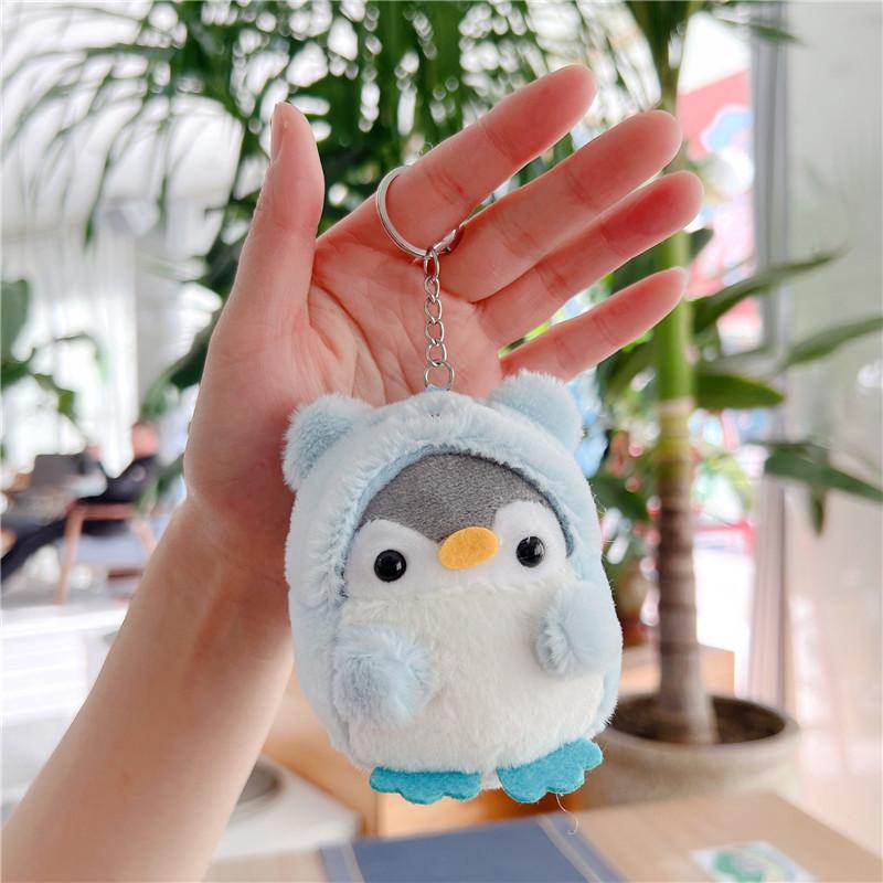Costume Penguin Doll Cute Change Into A Small Penguin Keychain Plush Toy