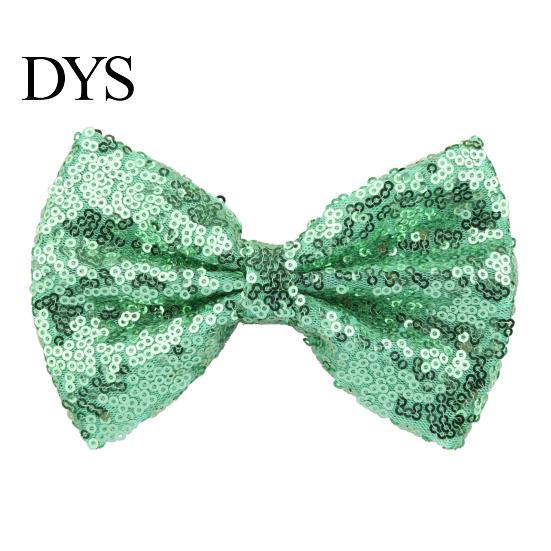 Comfortable Hair Clip Hairpin Safety Rounded Corner with Burr-Free Metal Spring Bow Shape Shiny Sequin Decoration Children Sparkling Accessory