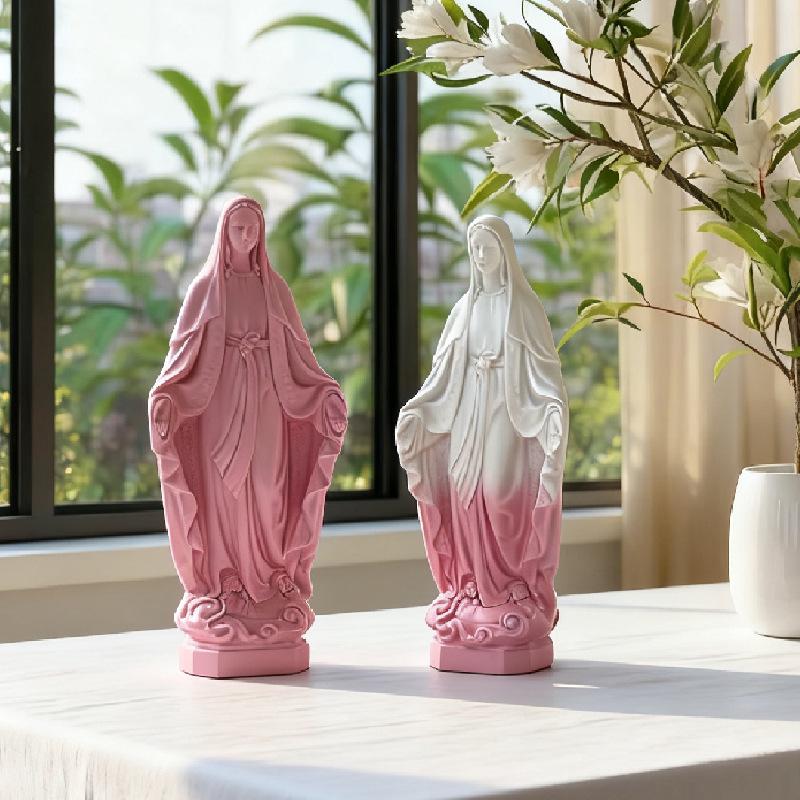 European-Style Multi-color Mexican Figurine: Resin Home Decor Statue for Entryway or Living Room