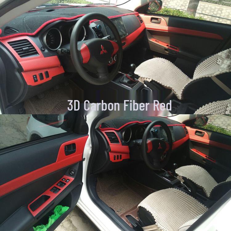 Lancer Interior Carbon Fiber Console & Shift Stickers