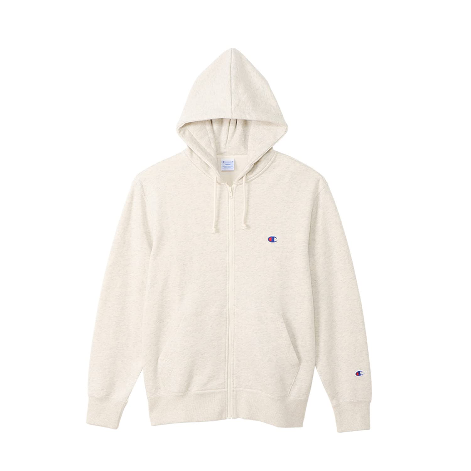 

Champion Long-Sleeve Fleece-Lined Hooded Sweatshirt with Embroidered Logo, COTTON USA, C3-W104Z-810 XS