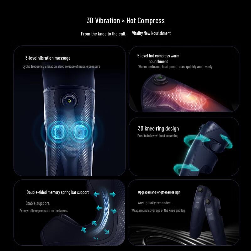 Philips Heated Vibration Knee Massager CN plug (adapter included)