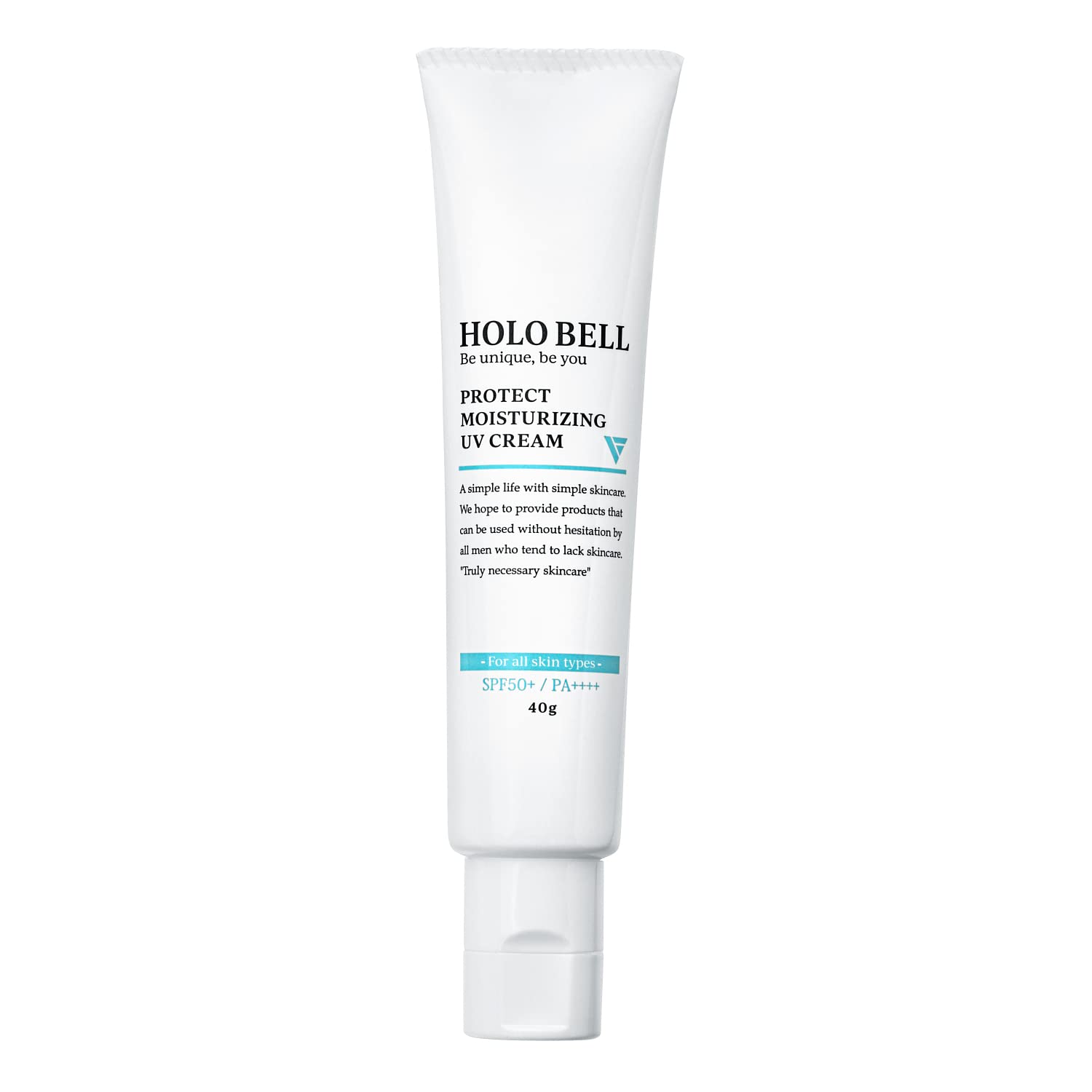 

Солнцезащитный крем HOLO BELL, Нехимический, Защитный, Увлажняющий УФ (SPF50+ PA++++), для Чувствительной Кожи, для Мужчин, Без Отдушек, Водостойкий, 40г