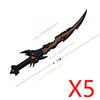 MOC Figure Accessory Building Block Game character Weapons Set Black Eagle Boxing Gloves Armor Shield Dart Machete Brick Toy N22