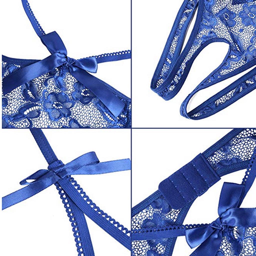 Women Lace Sexy Lingerie One-Piece Garment Lace Pajamas Underwear