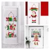 Christmas Door Santa Claus Gingerbread Men Paper Accessories Decoration Party
