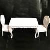 Dining&Office Chair Table Furniture Set for Dollhouse Toys Asseccories Kitchen Food Miniature Kids Gift Classic Toy
