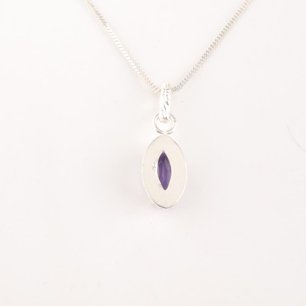 Rare Iolite Gemstone 925 Sterling Silver Jewelry Handmade Pendant For Women Gift PP-59-6