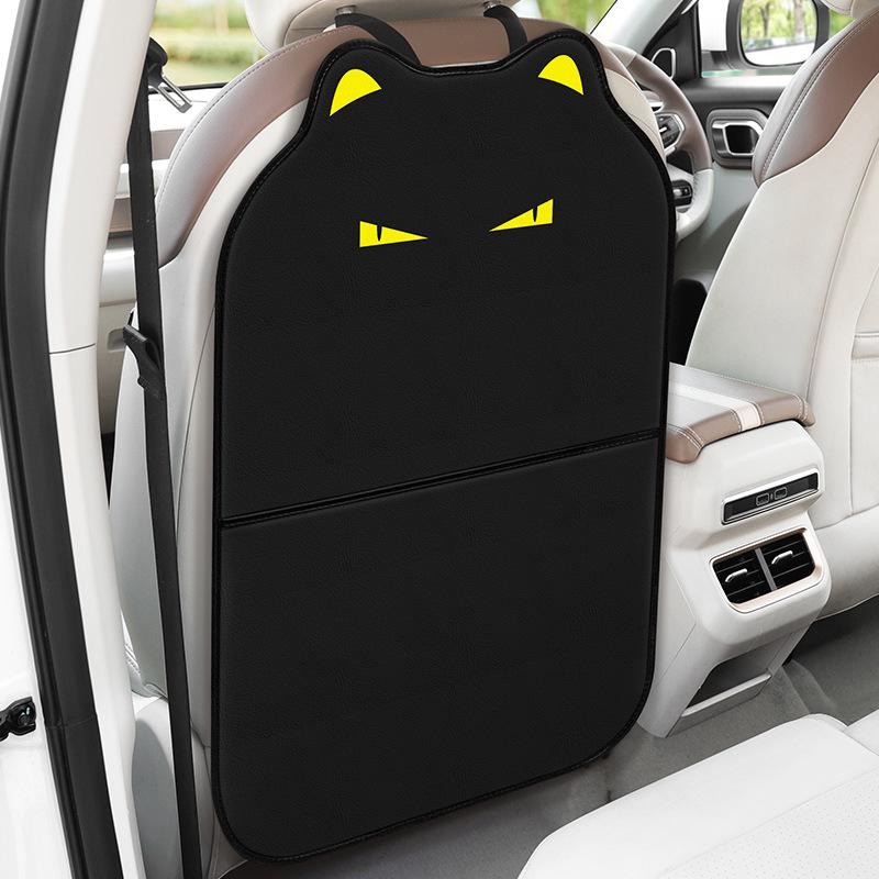 Universal Cartoon Car Seat Back Protective Kick Mat for Kids