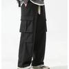 Overalls Men's Spring New Ins Trendy Brand Loose and Comfortable Casual Pants Fashionable Multi-pocket Straight Trousers
