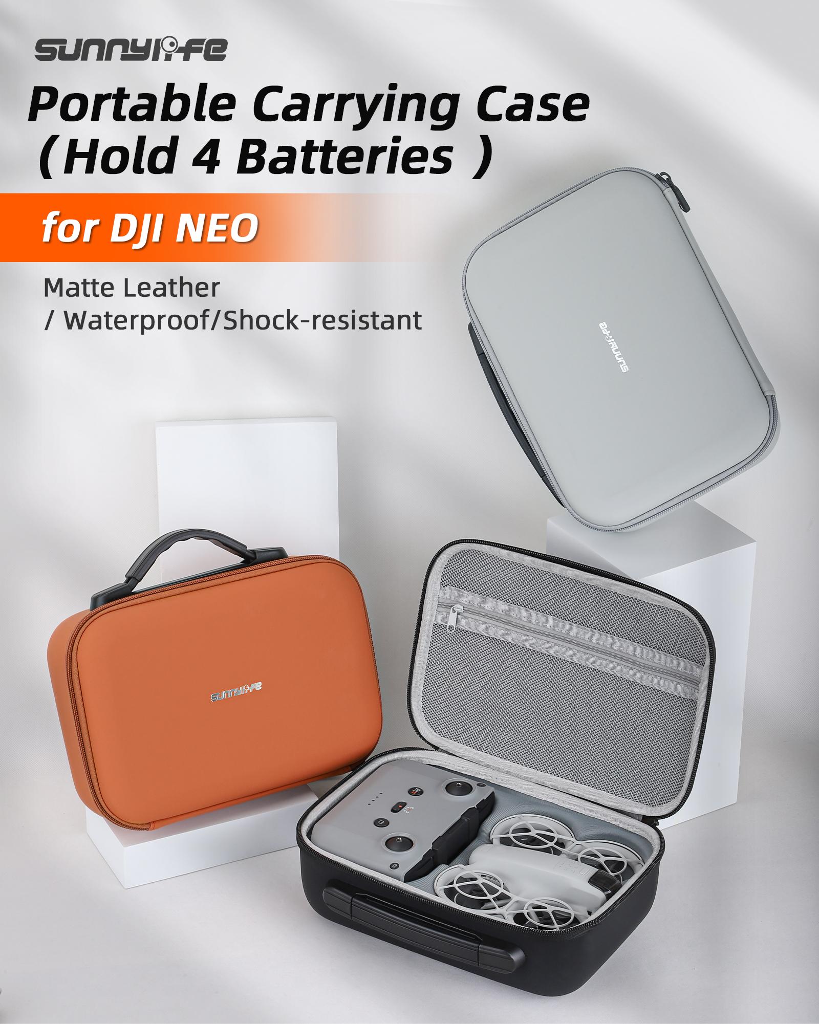 

New Suitable for DJI NEO Storage bag, Handheld Flight Camera Set, Portable Protective Box, and Drone Accessories Case помаранчевий