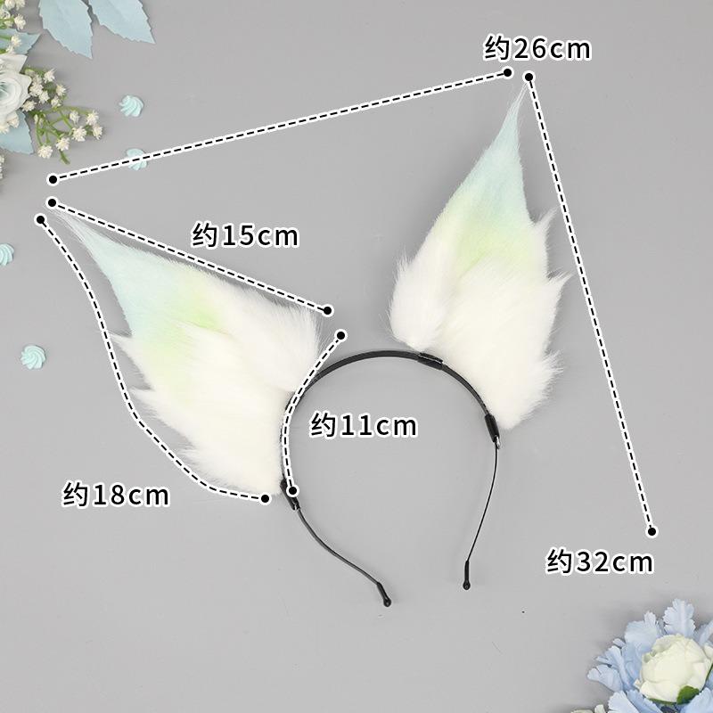 Animation COS props stage periphery railway flying sky general fox beast ears hair accessories KC Internet celebrity live broadcast headgear