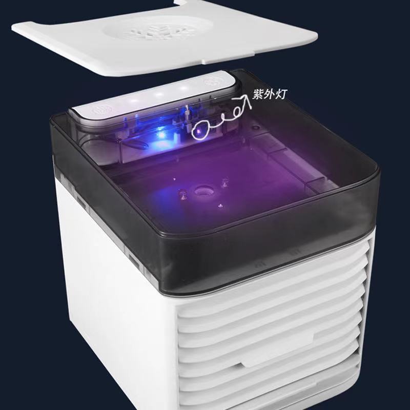 Refrigeration 24v Small Air Conditioner 12v Water Cooler Small Electric Fan Cooling in The Car