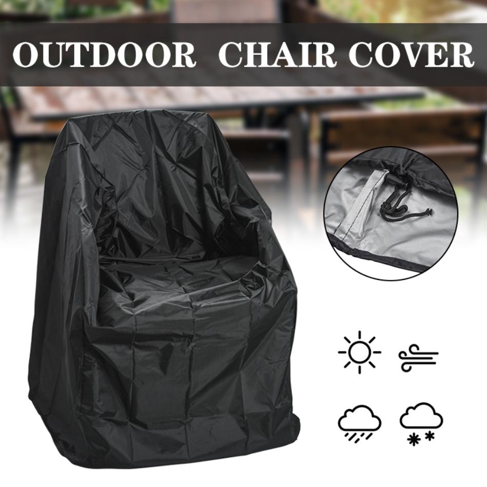 Stacked Chair Dust Cover Outdoor Garden Patio Furniture Protector Cover Storage Bag Waterproof Dustproof Chair Sofa Rain Cover