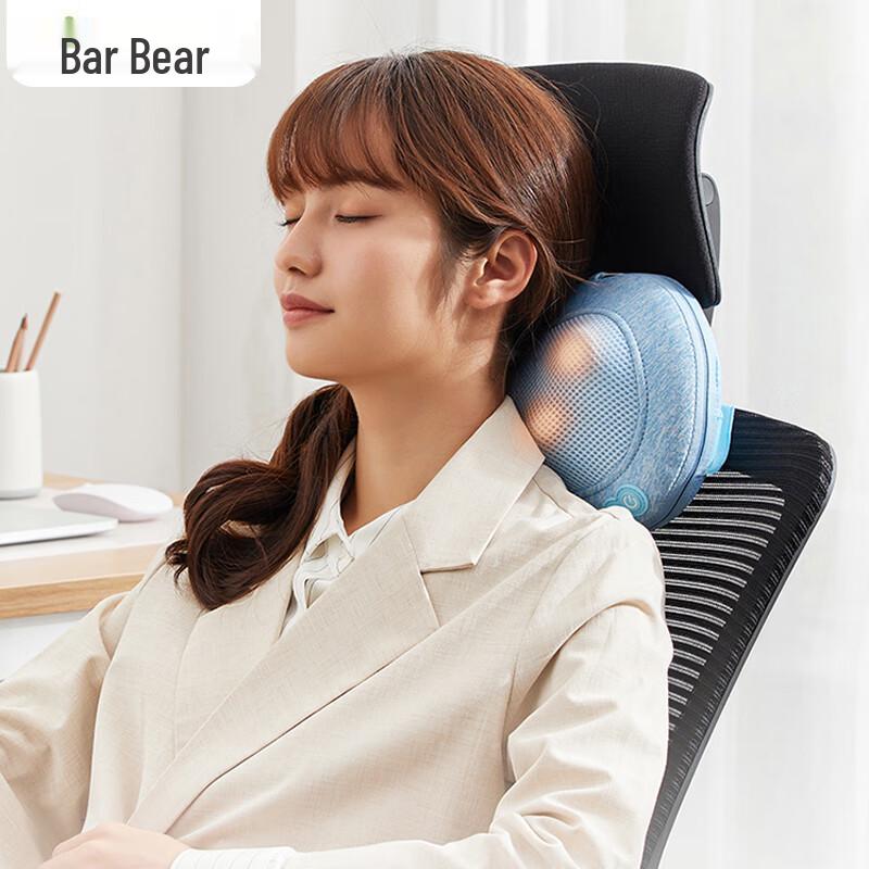 Little Bear Electric Kneading Massage Pillow for Neck & Back