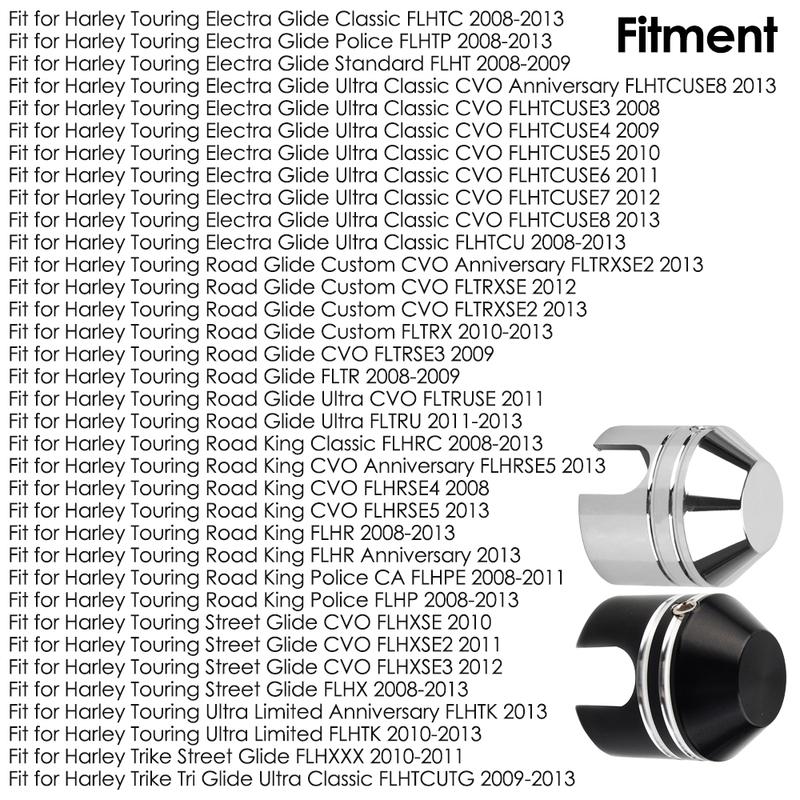 Motorcycle CNC Aluminum Banjo Bolt Cover For 2008-2013 Harley Touring Electra Road Glide