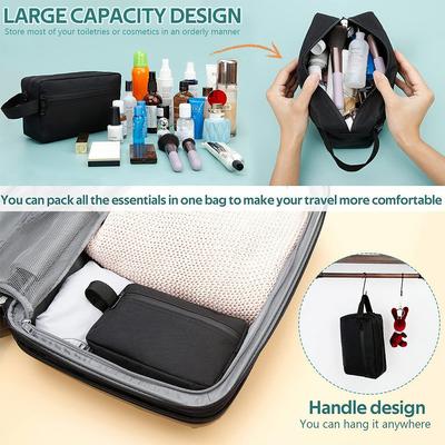 Large Capacity Travel Portable MEN'S Toiletries Bag, WOMEN'S Cosmetics Essential BagWaterproof Beauty Toiletries Bag Handbag-ll