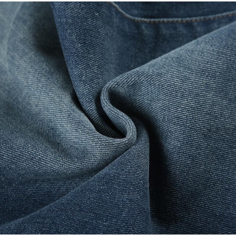 Patchwork Pockets Jeans Korean Fashion Low Rise Casual Straight Denim Pants Distressed Y2k Trousers for Women Basic Solid Color Jean