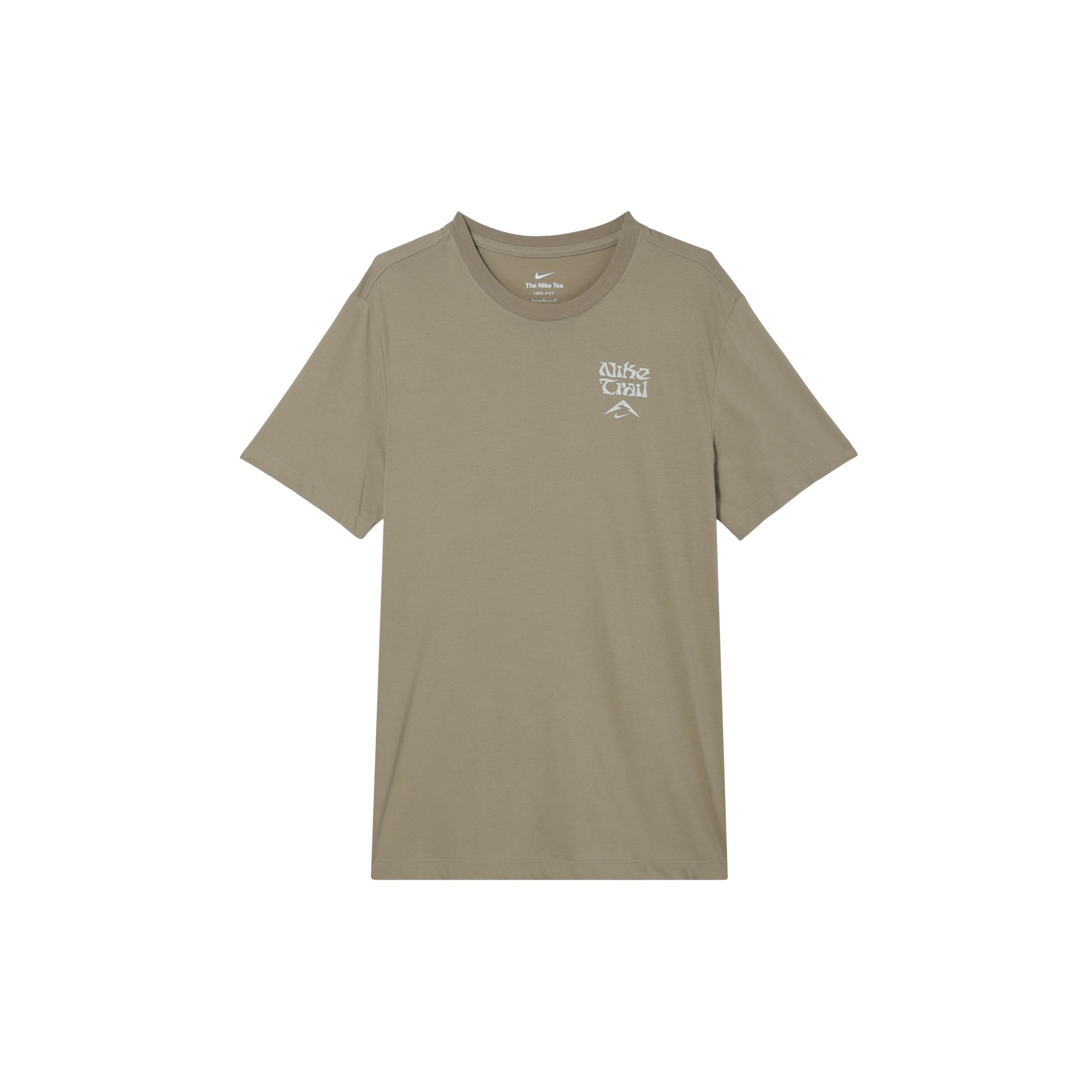 Nike Dri-FIT Running T-Shirt Asia Sizing Khaki Men s FZ8055-247 L