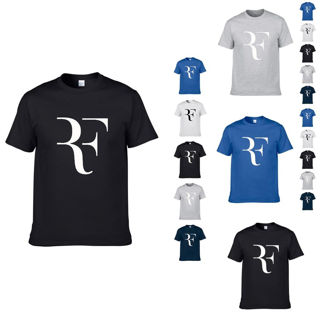 Roger Federer T-shirt Men Fashion Shirt Cotton Summer Classic Printed Tee Tops