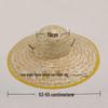 Wide-Brim Straw Sun Hat (2-Pack)