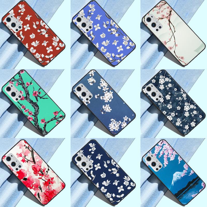 Custodia Floreale Ciliegio Per OnePlus 12R 13 R 12 11 9 10 Pro 8T 9RT 10T OnePlus Nord 4 CE 2 3 Lite N20 N30