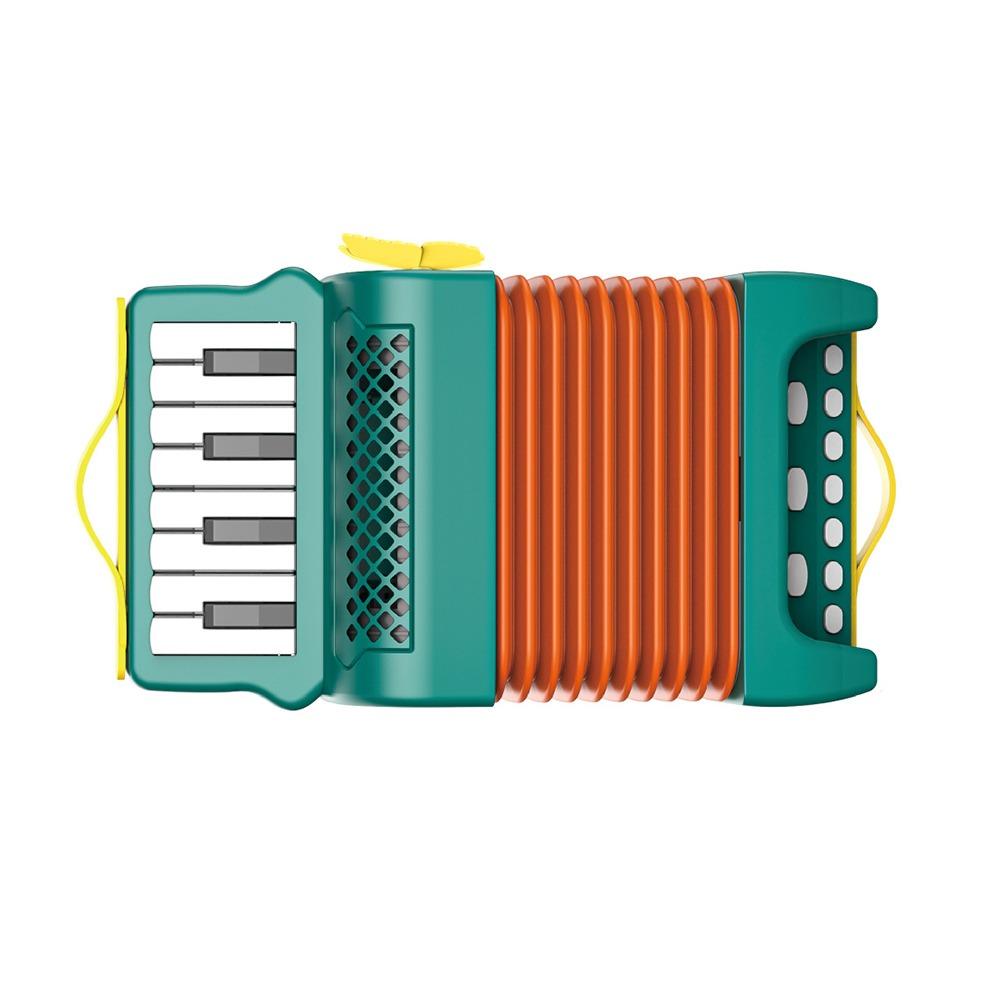 Musical Enlightenment Children Accordion Instrument Children s Sound-producing Toys  Indoor Playing зелёный