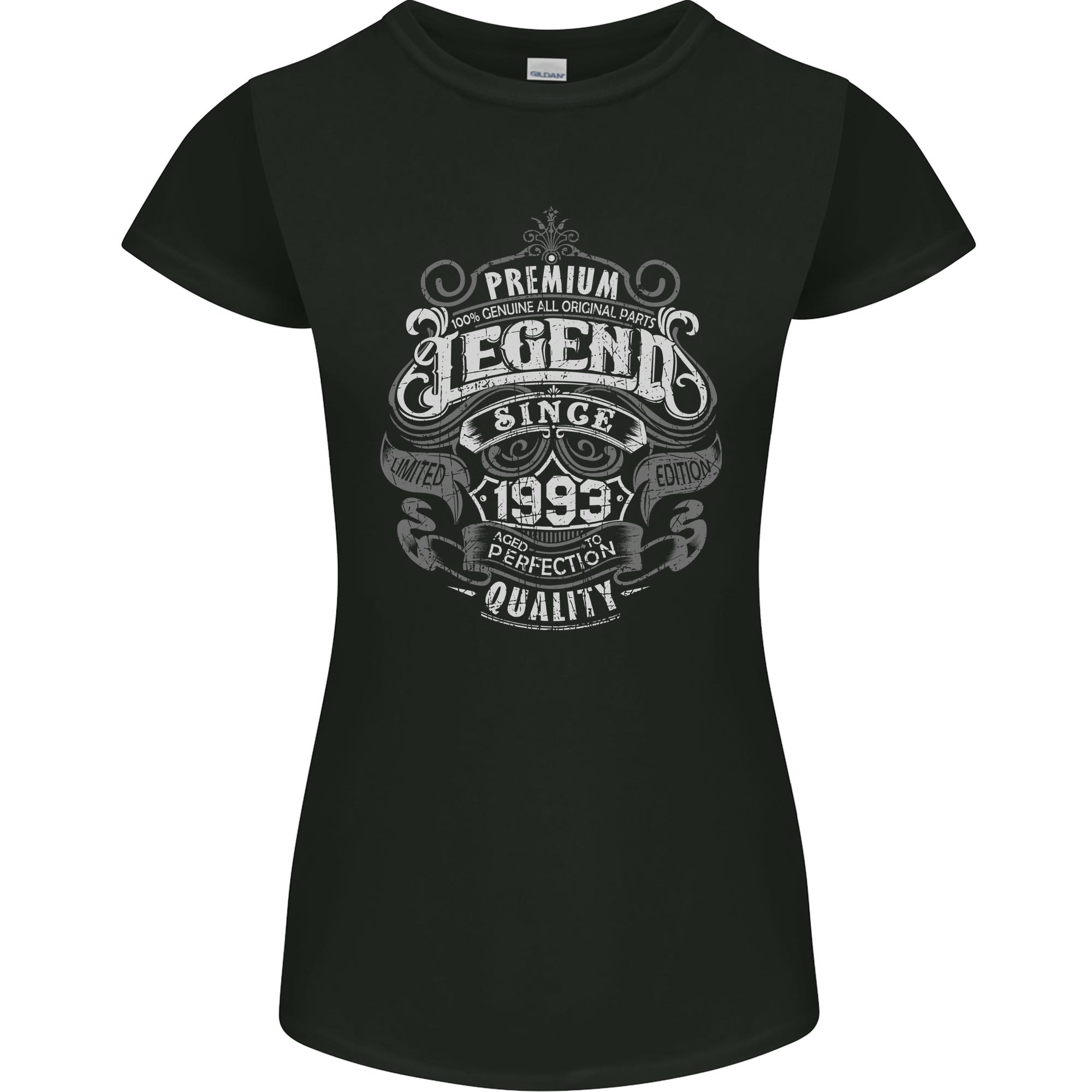 Premium Legend 33rd Birthday 1993 Unisexs Petite Cut TShirt S