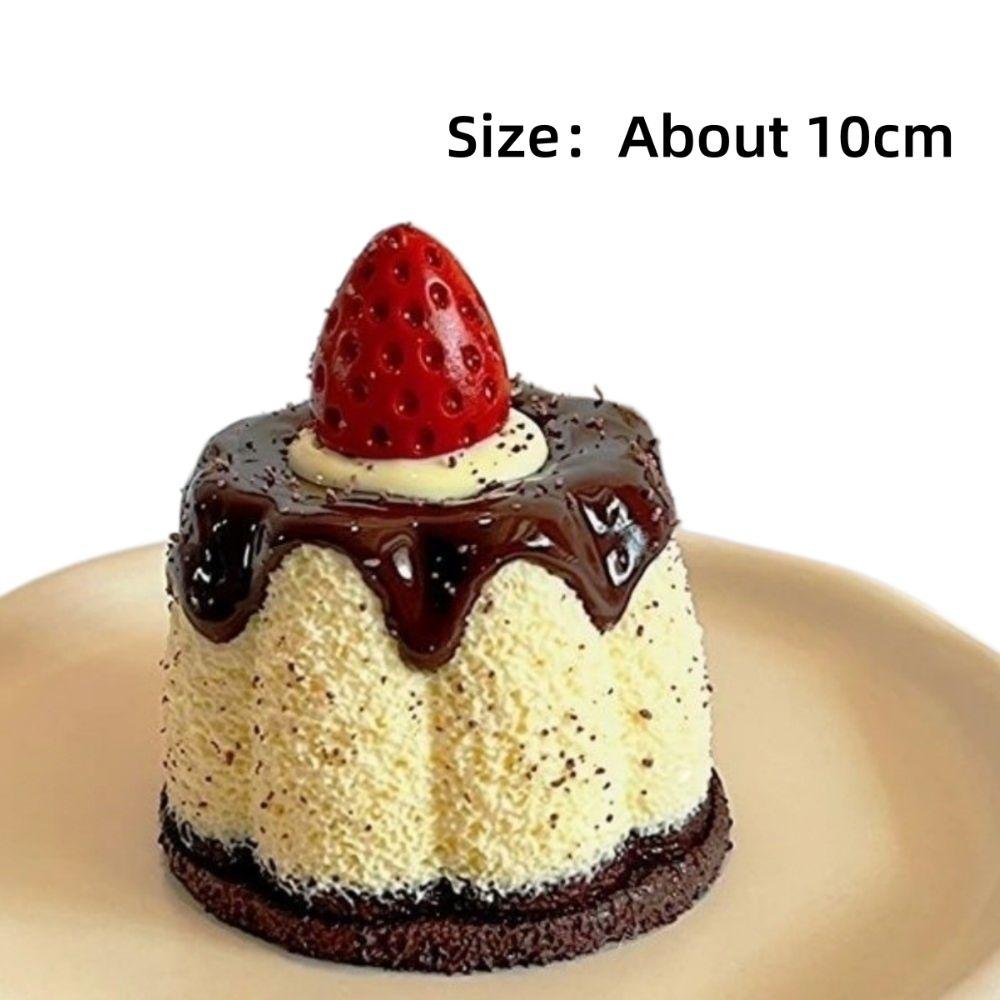 Simulated Puddings Soft Squeeze Toy Silicone Fidget Toy New Dessert Squishy Toy