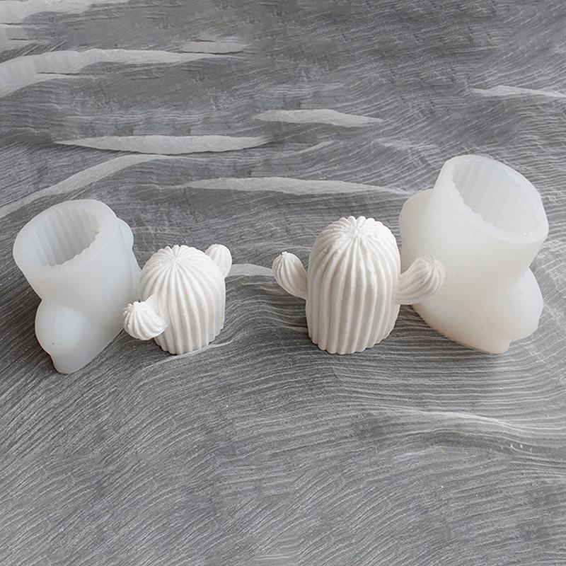 Cactus Shape Silicone Mould Candle Mould Gypsum Forming Resin Mould Aromatherapy Soap Candle Making Diy Handmade Supplies