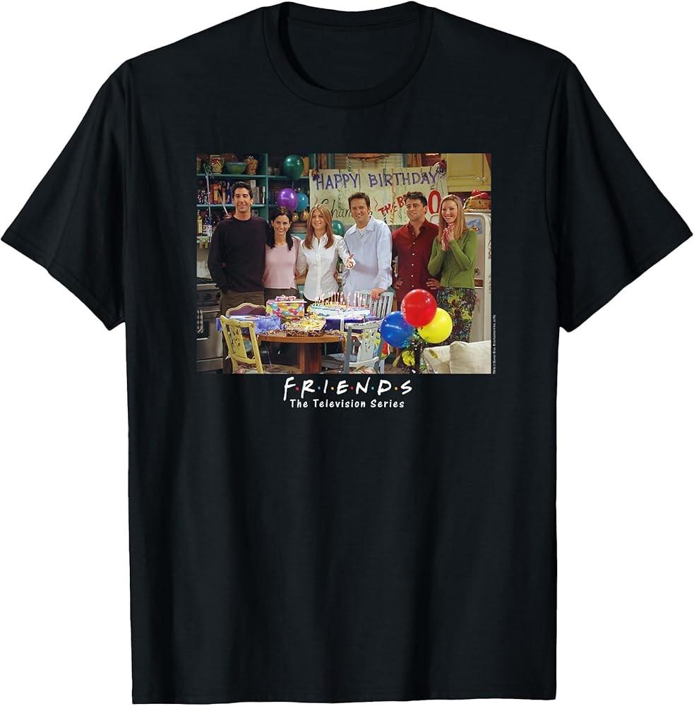 Friends Happy Birthday TShirt Unisex T-Shirt XXL
